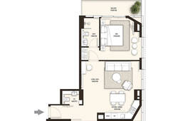 1 bedroom apartment